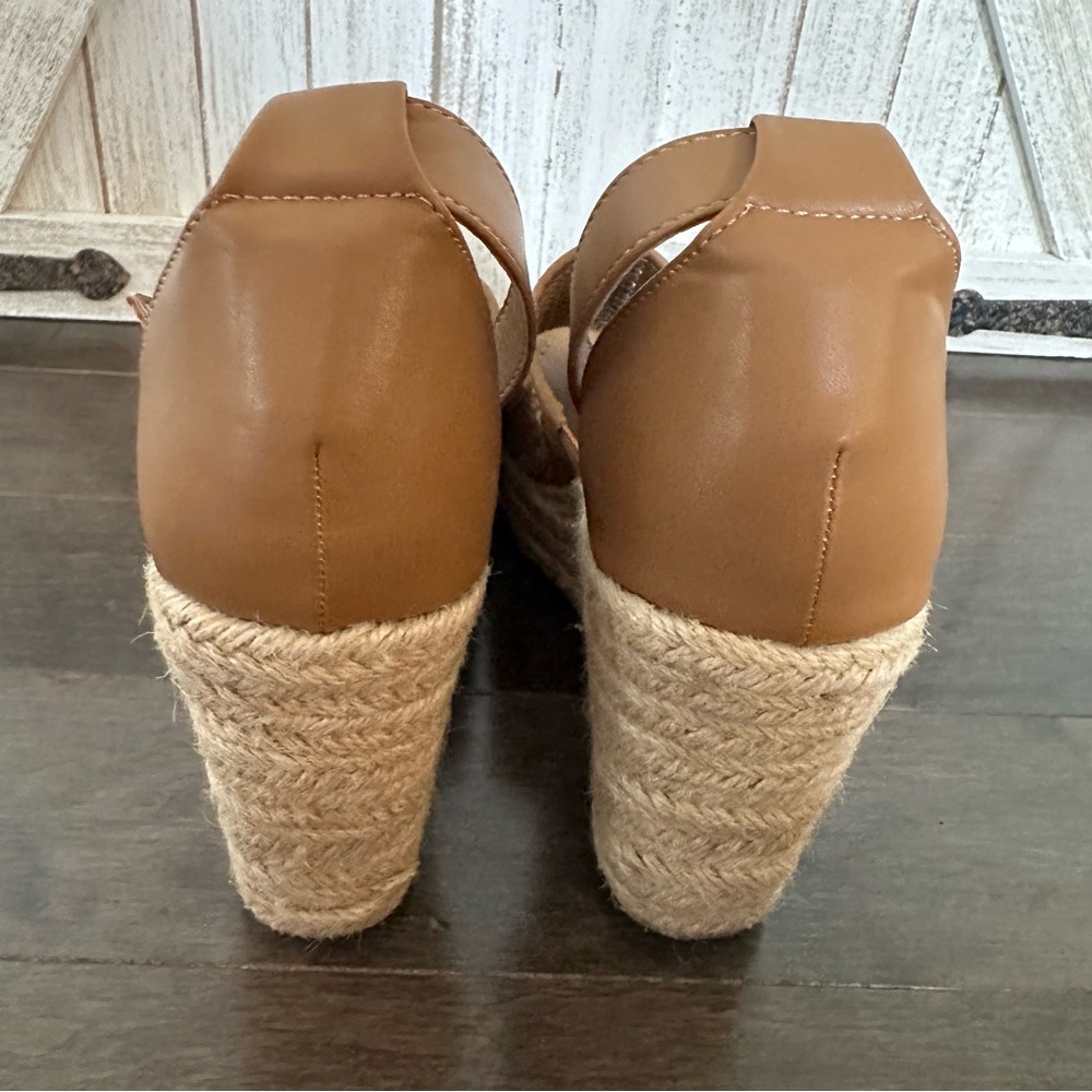 Steve Madden Lorant Raffia Espadrille Wedge Sandals Boho Ankle Strap Platform‎ 8 - Picture 3 of 10